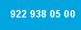 922 938 05 00